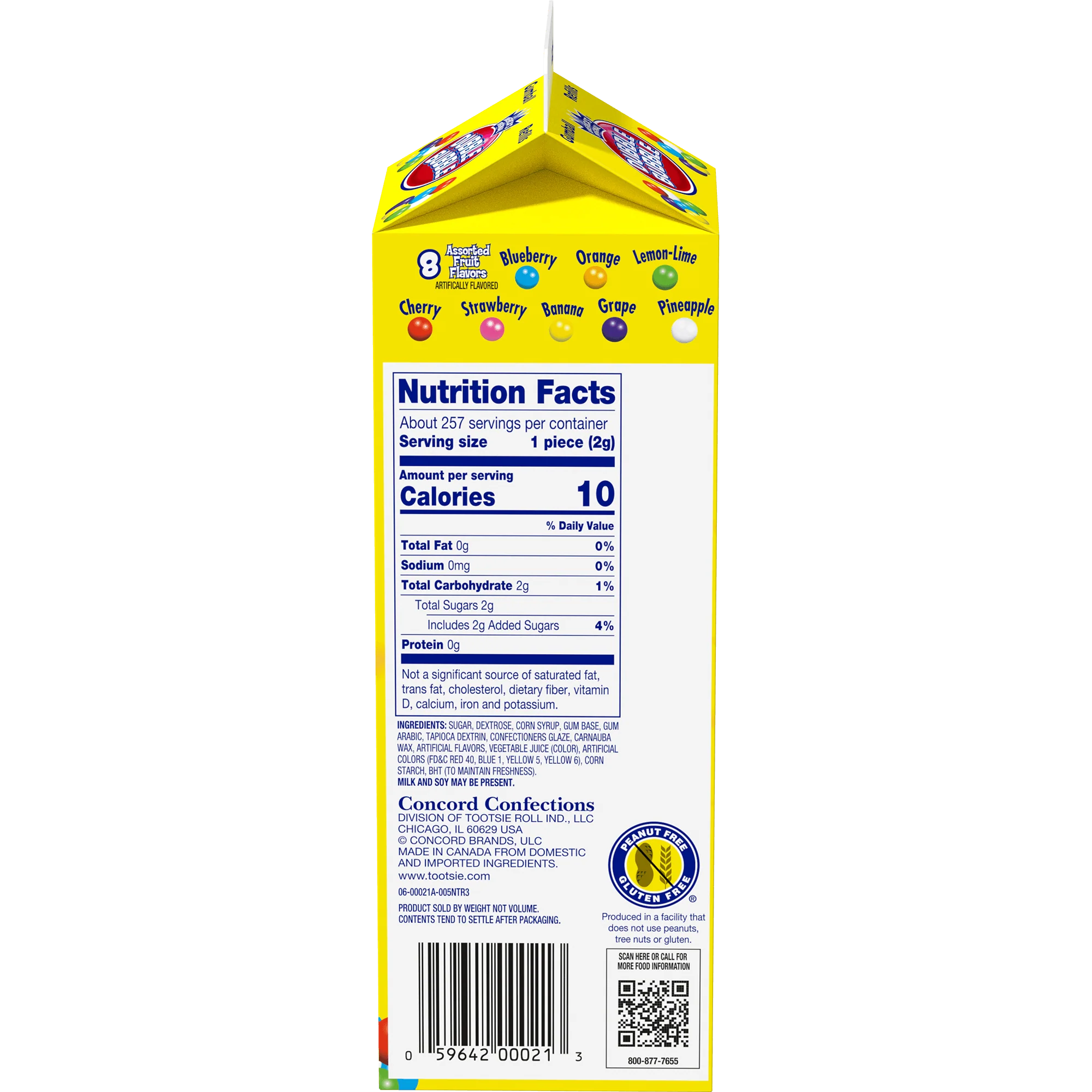 Dubble Bubble Assorted Gumballs (20 oz. Refill Carton) 2 Dubble Bubble Assorted Gumballs (20 oz. Refill Carton)