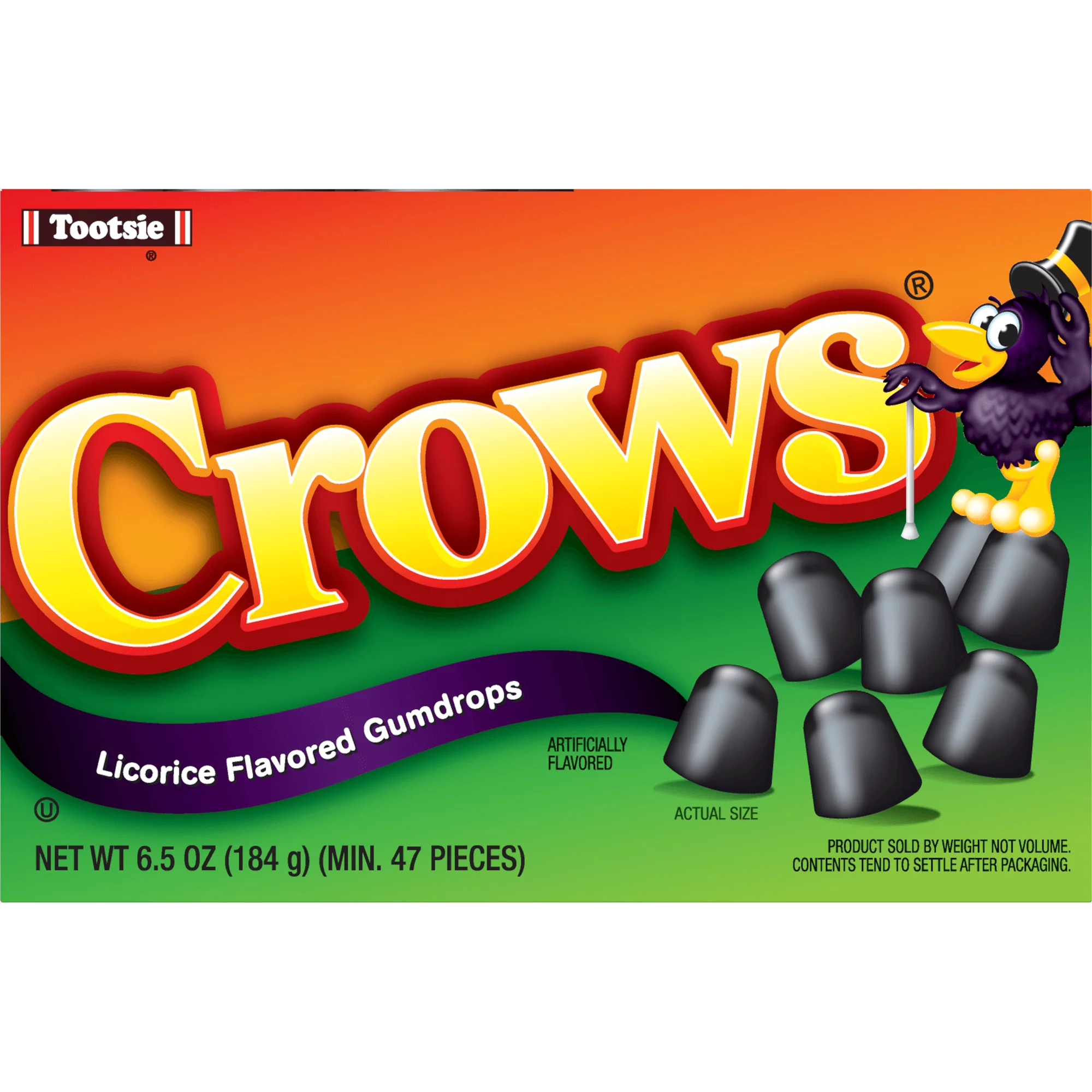 DOTS Crows Licorice Flavored Gumdrops (7.5 oz. Box) 2 DOTS Crows Licorice Flavored Gumdrops (7.5 oz. Box)