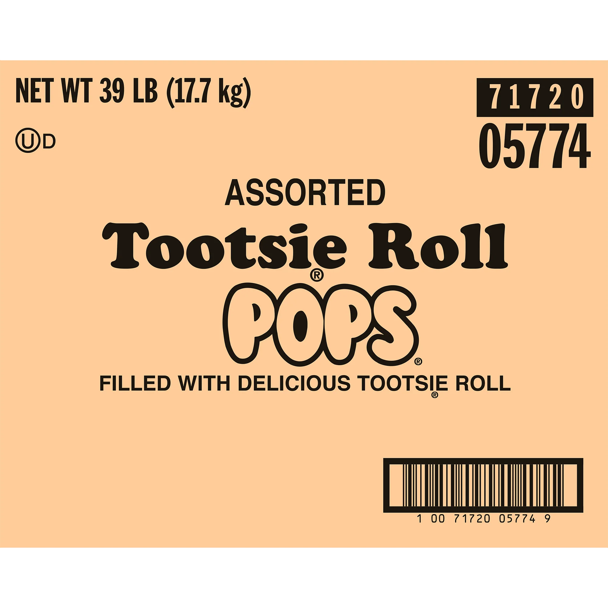 Tootsie Pops Assorted Bulk Box (39 lb. Box) 2 Tootsie Pops Assorted Bulk Box (39 lb. Box)