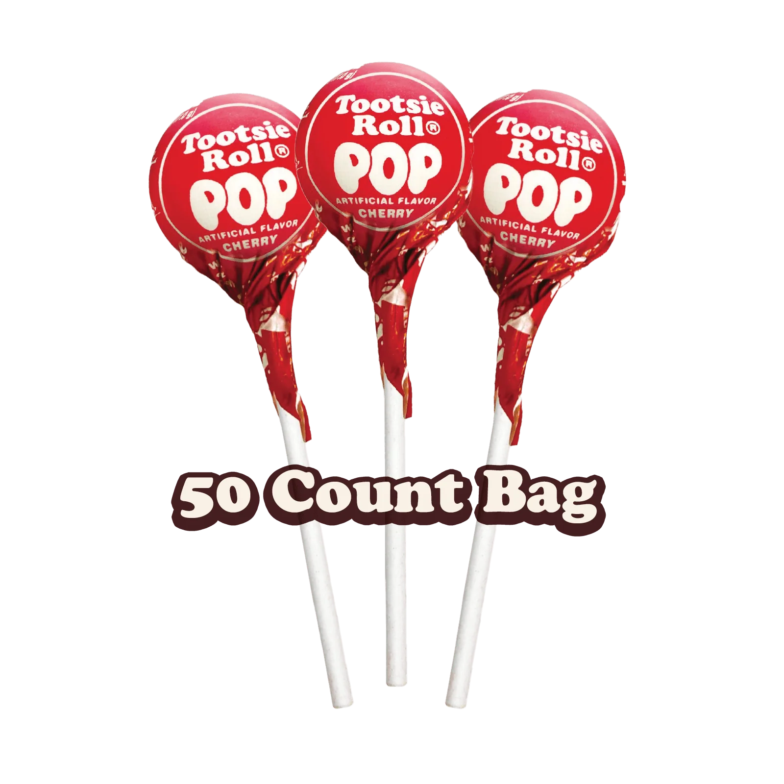 Tootsie Pops Cherry Flavor (30 oz. / 50 ct. Bag) 1 Tootsie Pops Cherry Flavor (30 oz. \/ 50 ct. Bag)