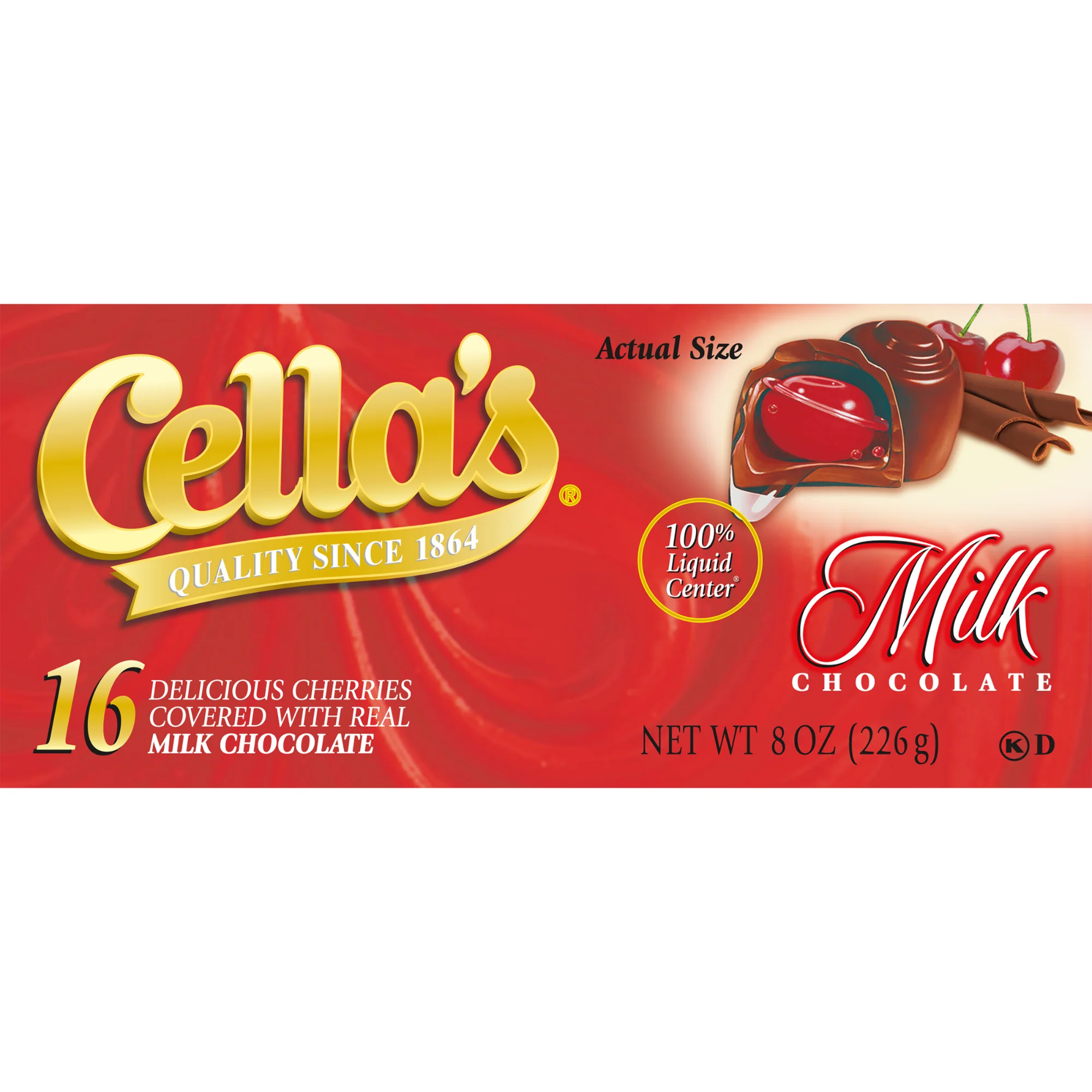 Cella's Milk Chocolate Covered Cherries (8 oz.\/ 16 ct. Box)