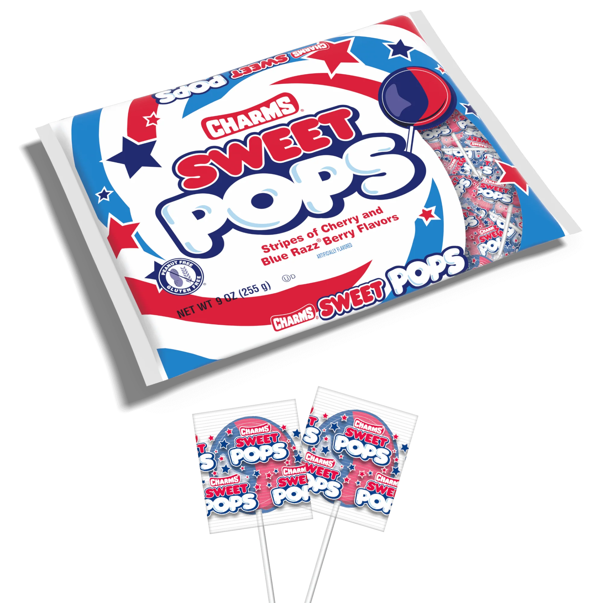 Charms Sweet Pops USA Flag Bag (9 oz. Bag)