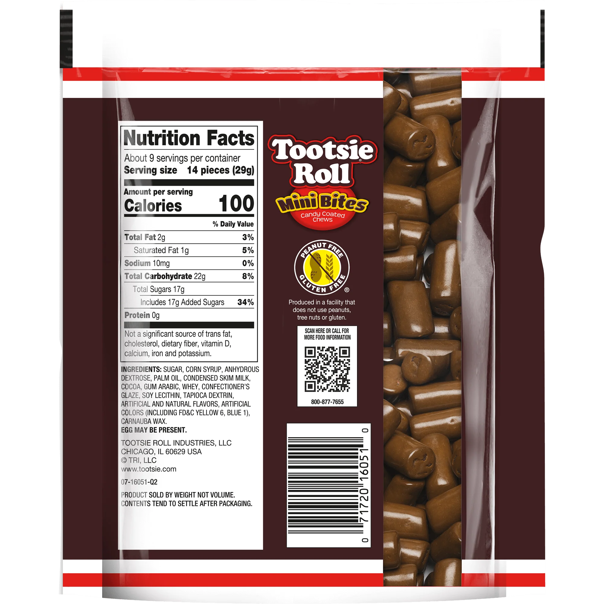 Tootsie Roll Mini Bites (9 oz. Resealable Pouch)