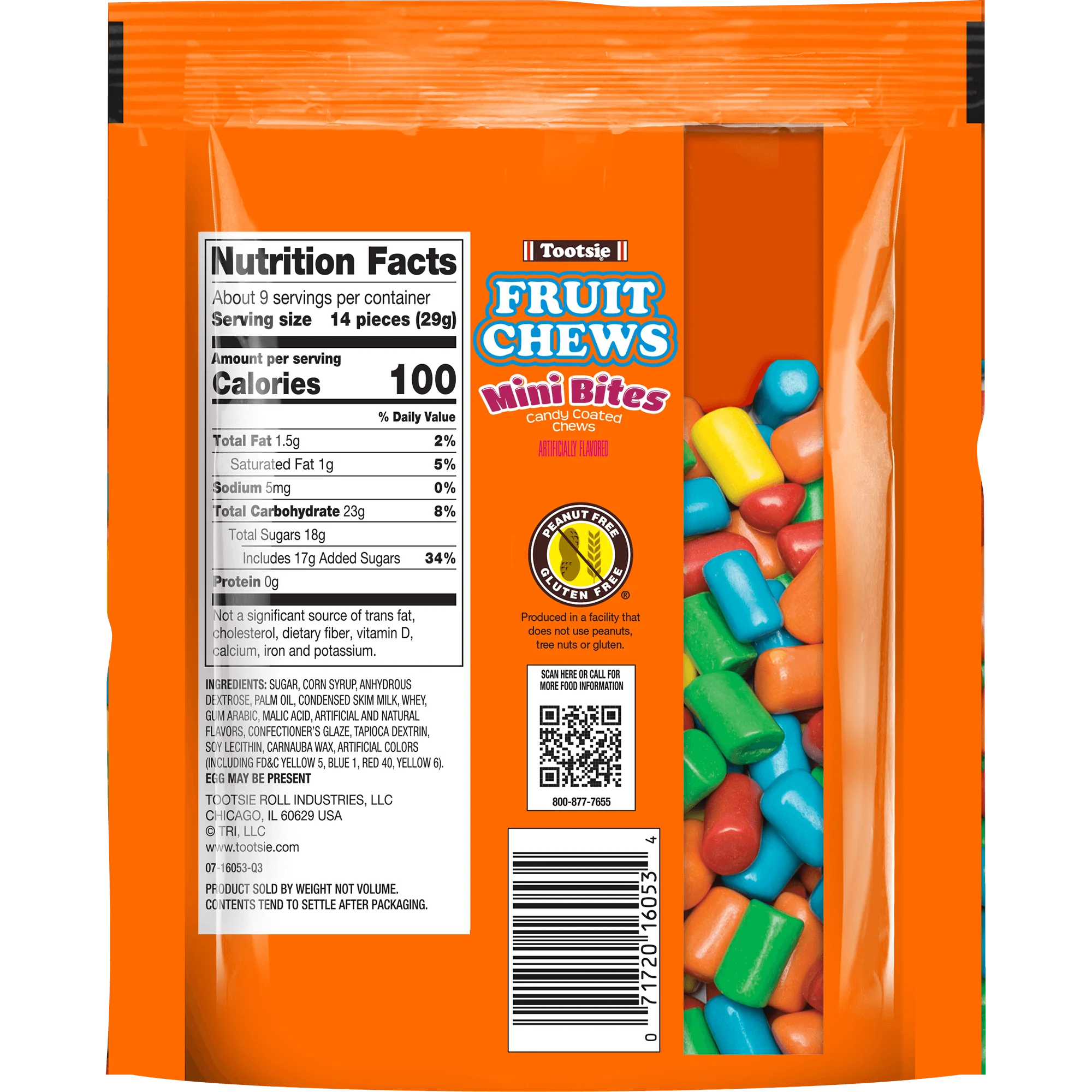 Tootsie Fruit Chew Mini Bites (9 oz. Resealable Pouch) 1 Tootsie Fruit Chew Mini Bites (9 oz. Resealable Pouch)