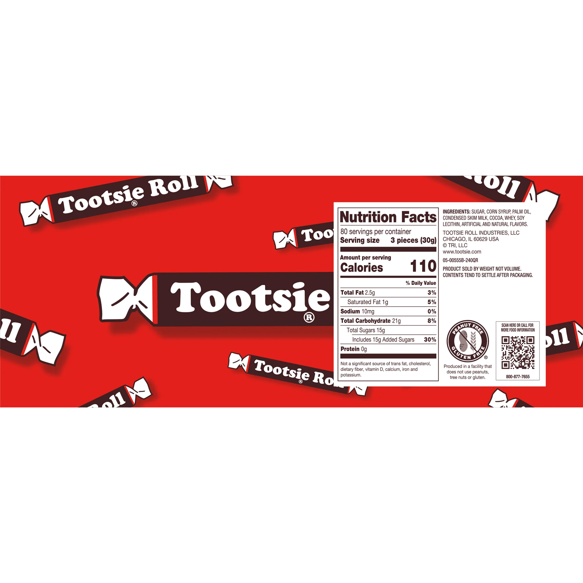 Tootsie Roll (84 oz. \/ 240 ct. Box)