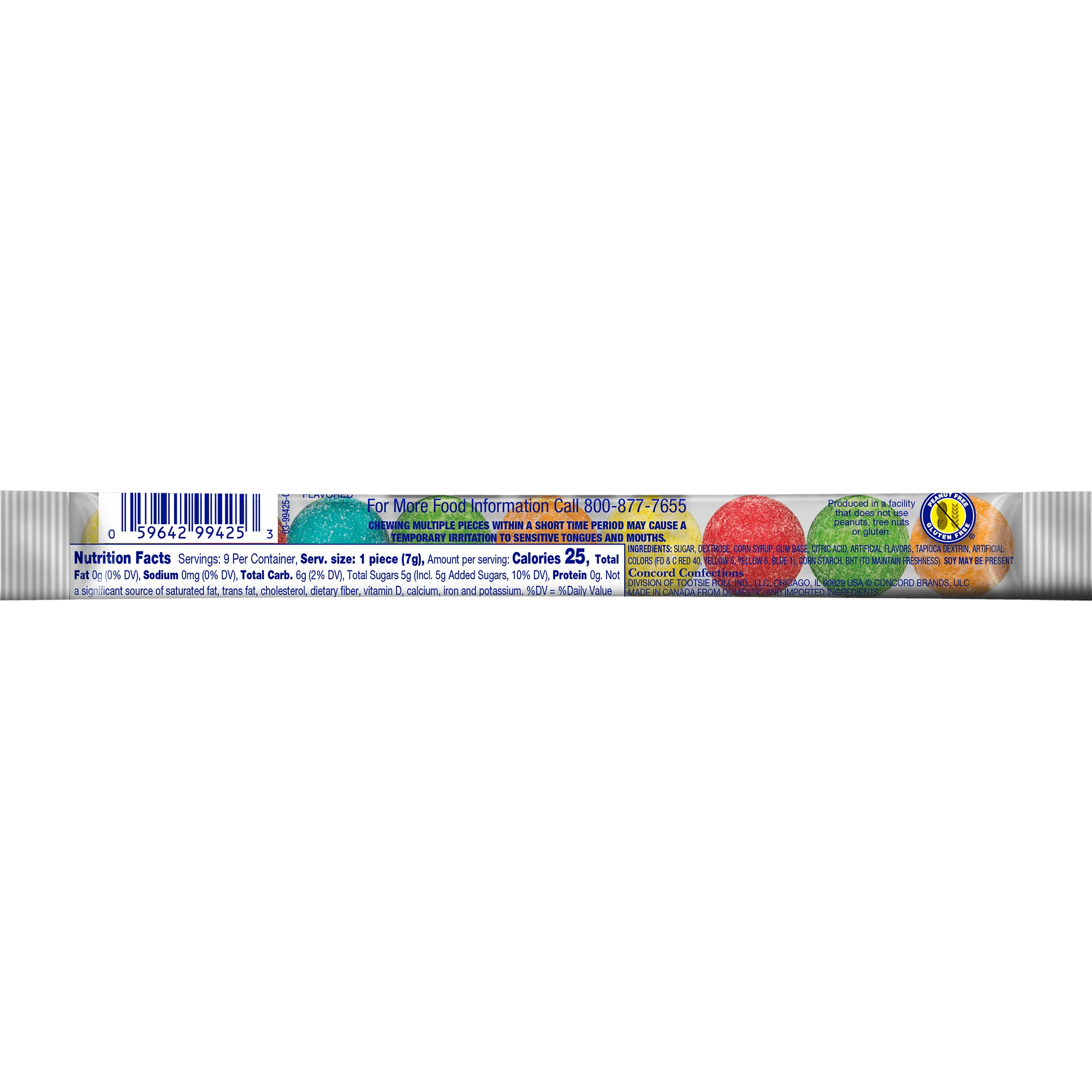 Cry Baby Nitro Assorted Sours (2.32 oz. / 9 ct. Tube) 1 Cry Baby Nitro Assorted Sours (2.32 oz. \/ 9 ct. Tube)