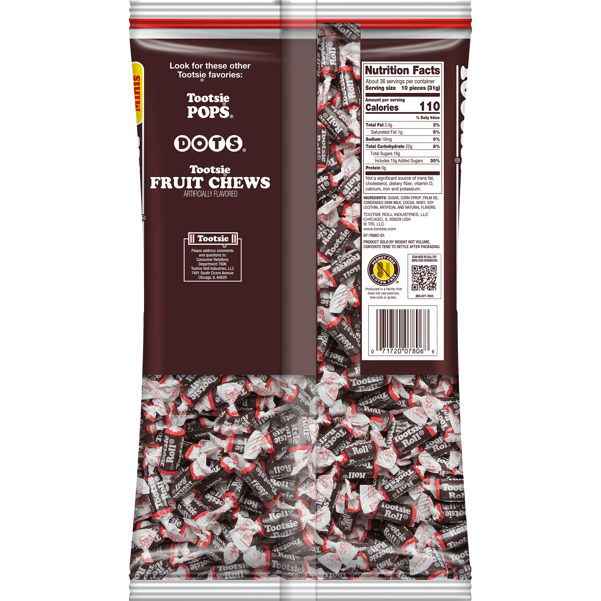 Tootsie Roll Chocolate Minis (38.8 oz. / 360 ct. Bag) 1 Tootsie Roll Chocolate Minis (38.8 oz. \/ 360 ct. Bag)